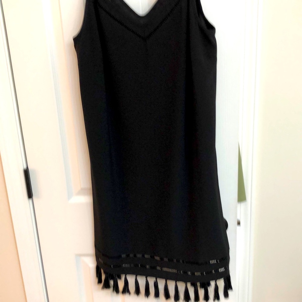 Black Fringe Dress—Final Price